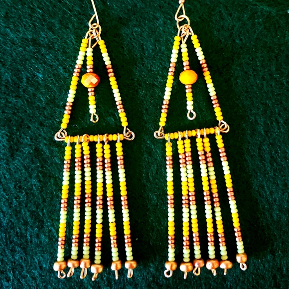 "Isla" dangle earrings - Picture 1 of 2